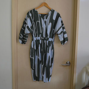 VTG Handmade Midi Dress-Women's Petite Large